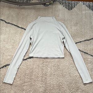 Lululemon Mock Neck Long Sleeve Crop Top